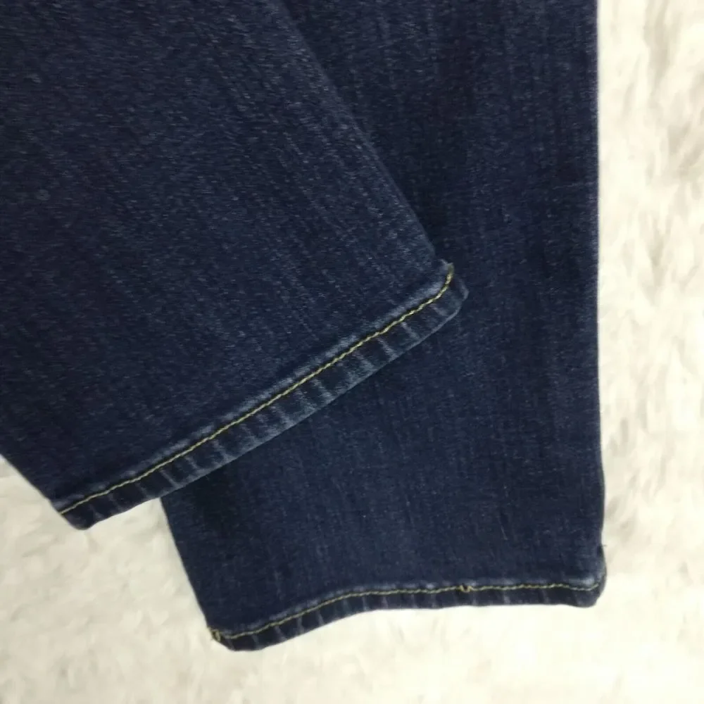 Lucky Brand‎ Womens Jeans Sofia Skinny Blue Denim Whiskering Medium Wash Mid 6